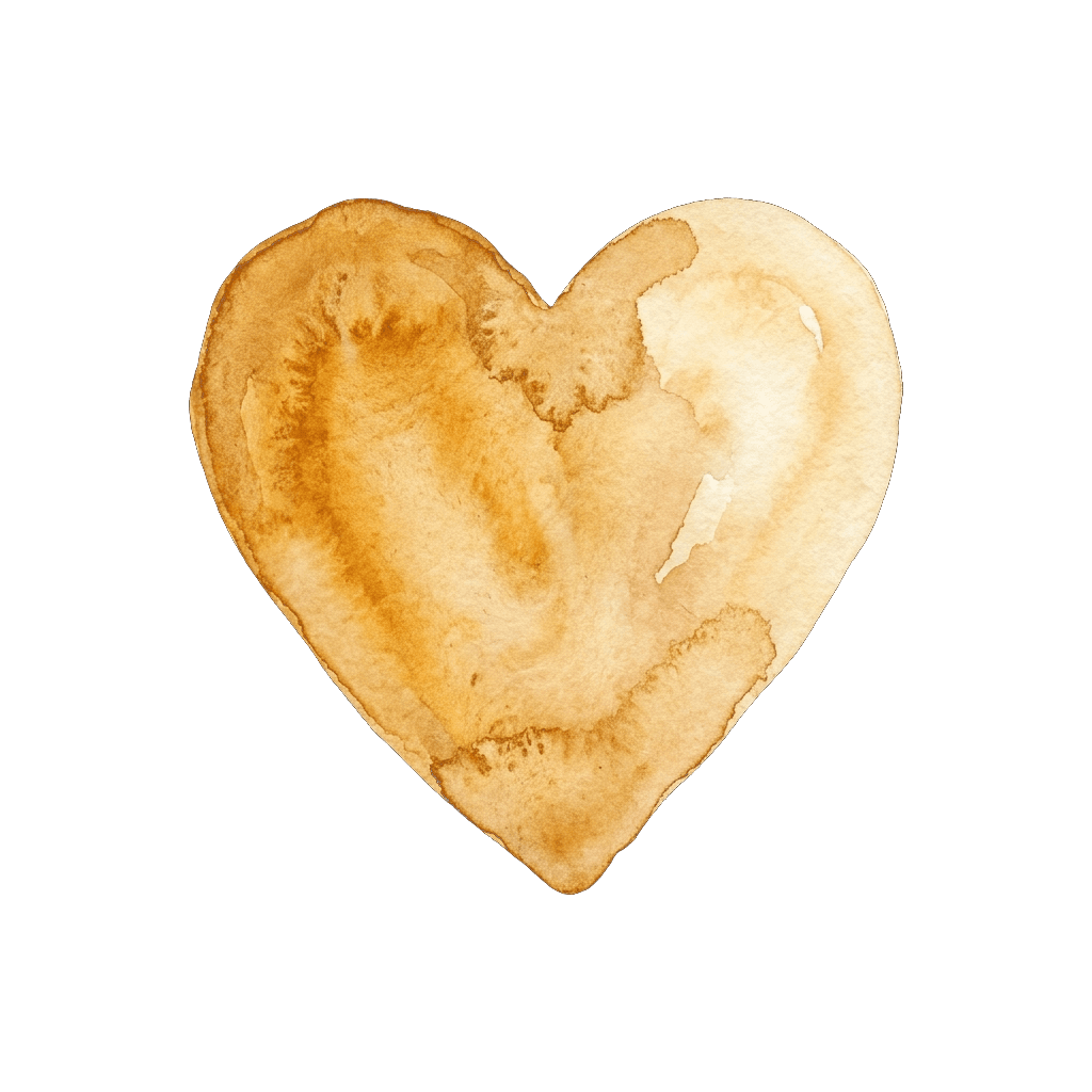 Cœur doré rayonnant — symbole de l'amour inconditionnel